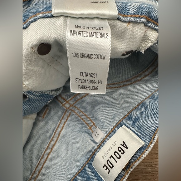 agolde parker long short in parade | size 23 - Picture 6 of 9